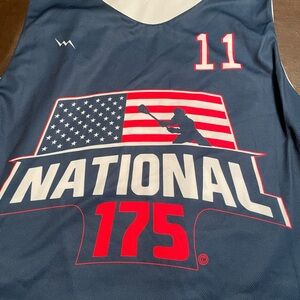 National 175 Lacrosse Jersey - Navy and Red
